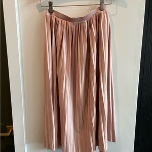 Topshop Blush Midi Skirt